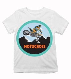 Detské tričko motorka vo vzduchu