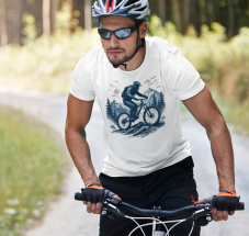 Pánske tričko Dobrodruh na bicykli