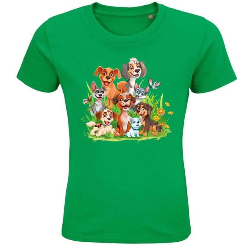 Detské tričko Veselé psy