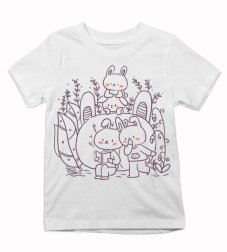 Detské tričko Maľovaný zajko