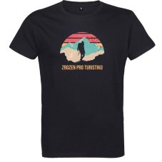 Pánské  tričko Zrozen pro turistiku