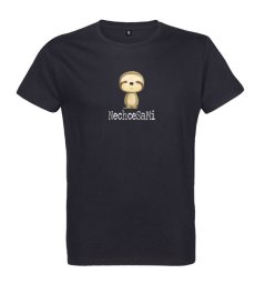 Pánske vtipné tričko nechce sa mi čierne