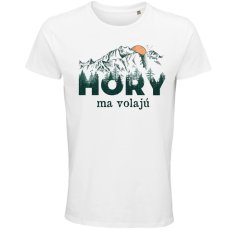 Pánske BIO tričko Hory ma volajú farebné