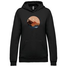 Dámska mikina s kapucňou Príroda v kruhu