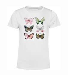 Dámske BIO tričko 6 motýľov