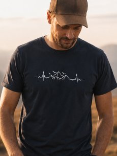 Pánske tričko EKG príroda