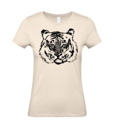 Dámske tričko tiger skica