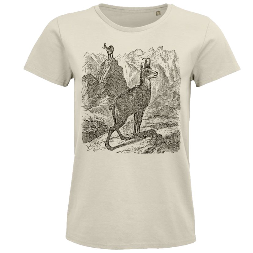 Dámske BIO tričko Kamzíky na horách