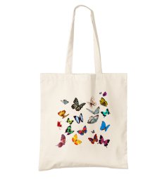 Bavlněná taška Motýlí rodina