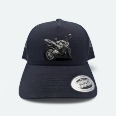 Šiltovka Cestná motorka, čierna
