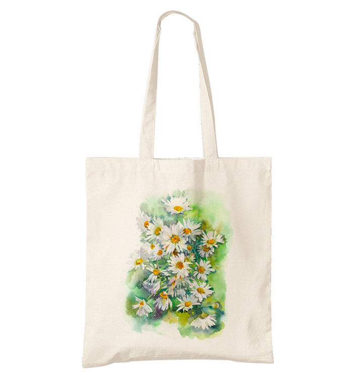 Bavlněná taška Kopretiny