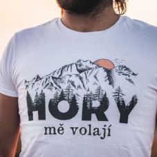 Pánské tričko Hory mě volají barevné