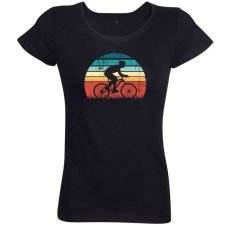 Dámske tričko Retro cyklista