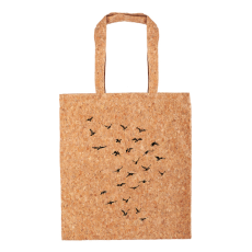 Korková taška Hejno ptáků