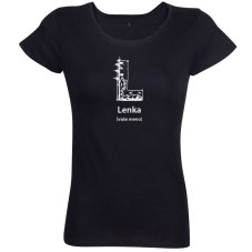Dámske tričko Iniciál plus vlastné meno