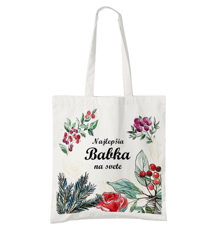 BIO bavlnená taška babka