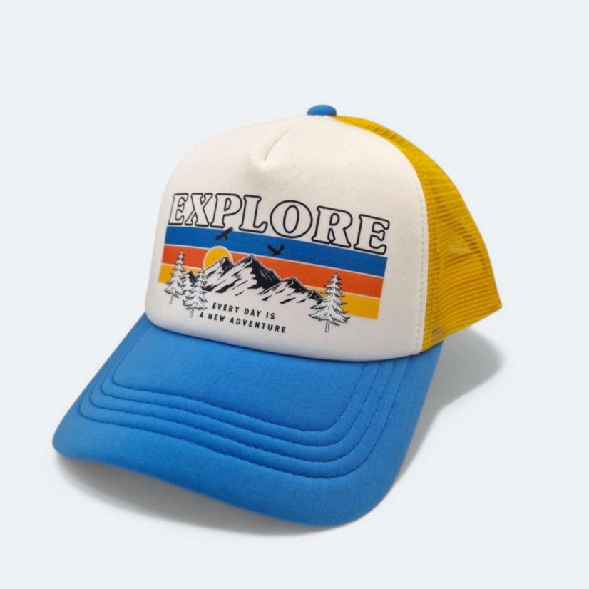 Šiltovka SPORT, Explore, slnečnicovo modrá