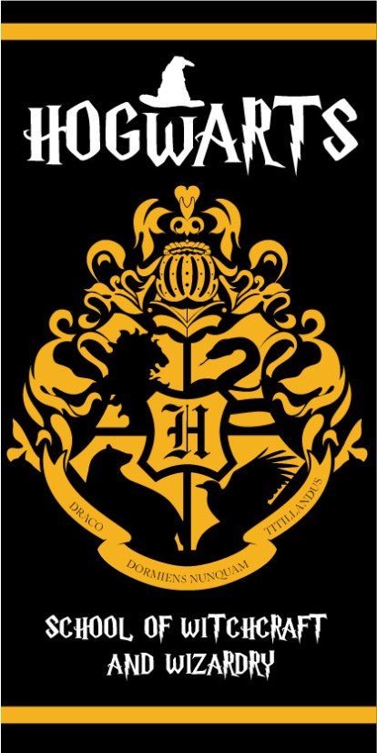 Harry Potter – Hogwarts, uterák 70×140 cm