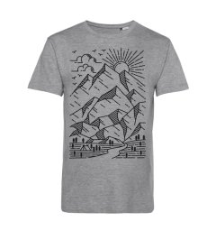 Pánske BIO tričko Skica hôr