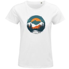 Dámske tričko Rieka v prírode kruh