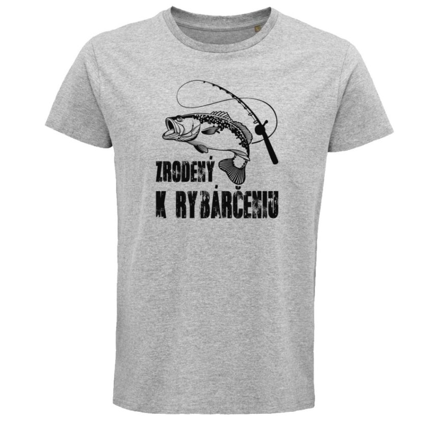Pánske tričko zrodený rybár