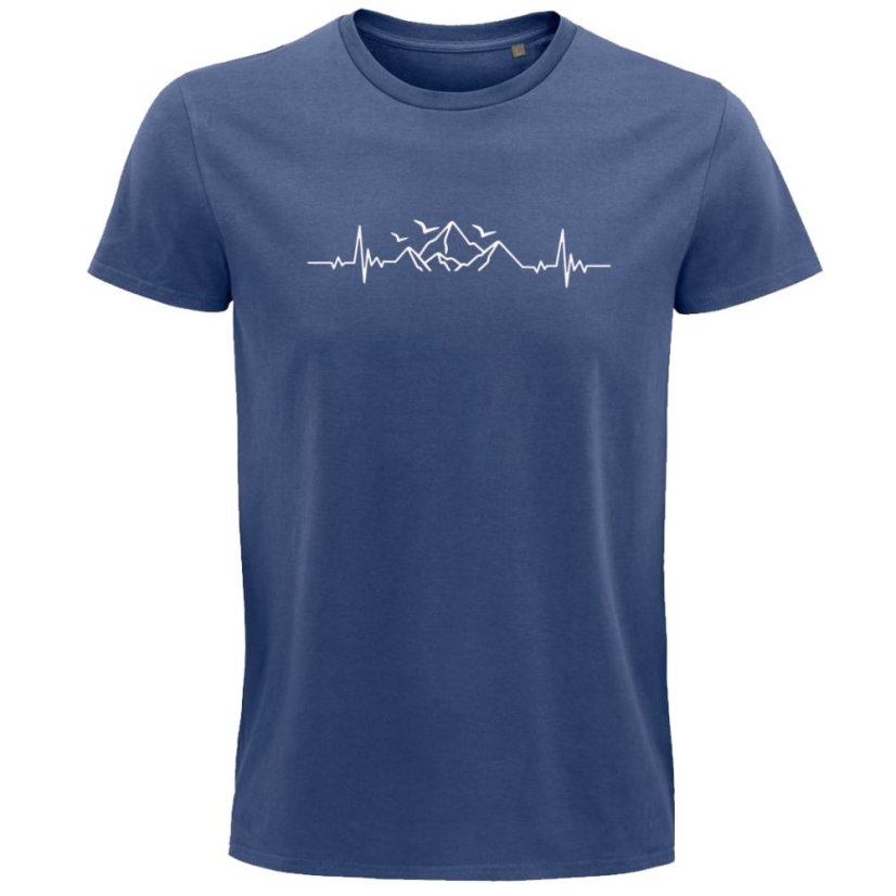 Pánske tričko EKG príroda