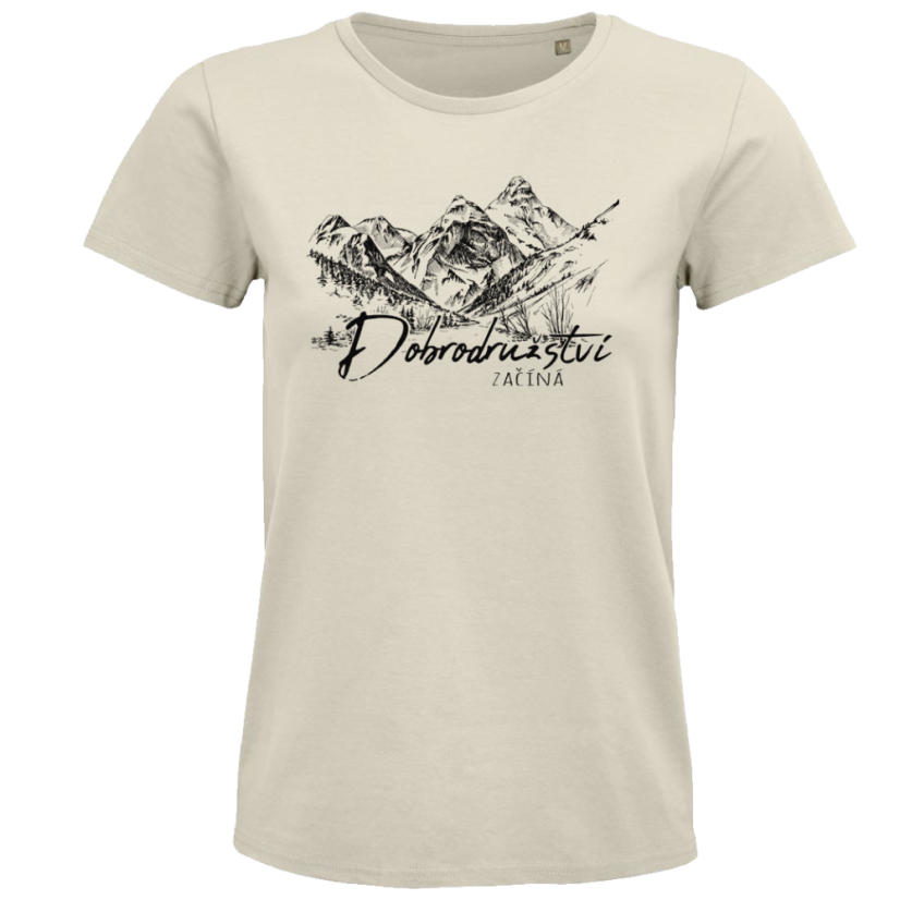 Dámské tričko Dobrodružství začíná