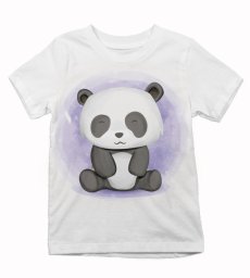 Detské tričko sediaca panda