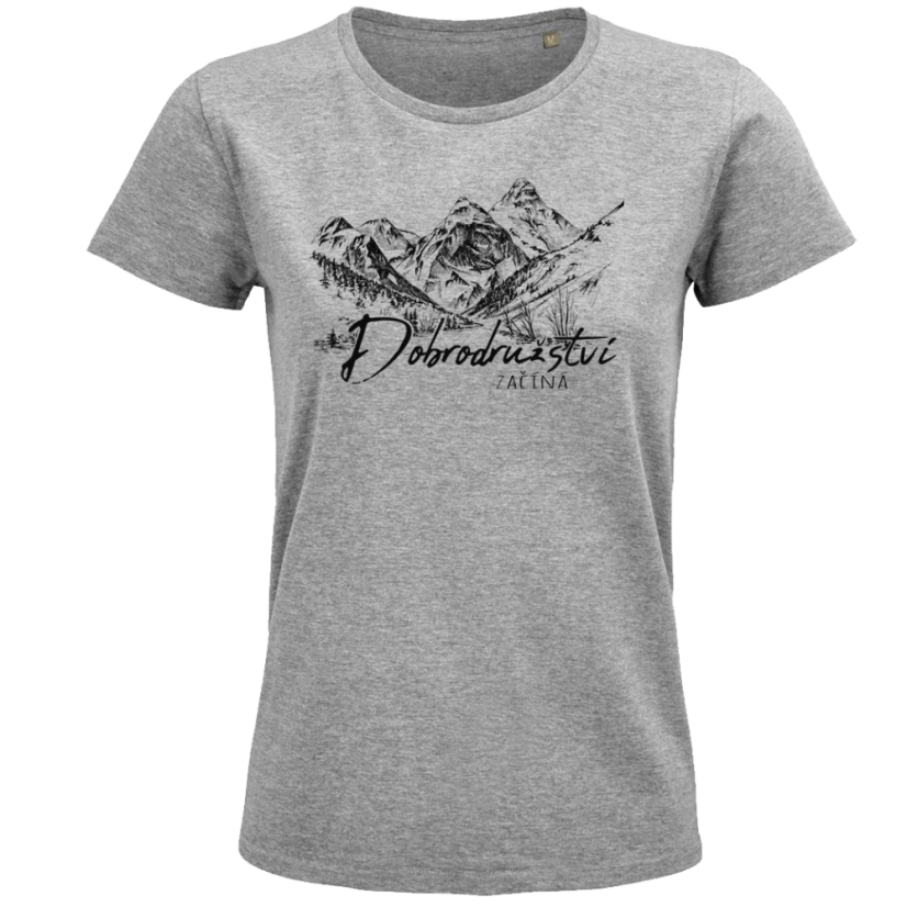 Dámské tričko Dobrodružství začíná