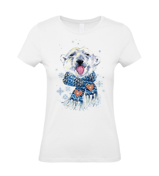 Dámske tričko ľadový medveď