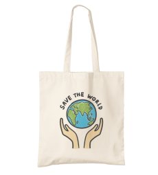 Bavlněná taška Save the world