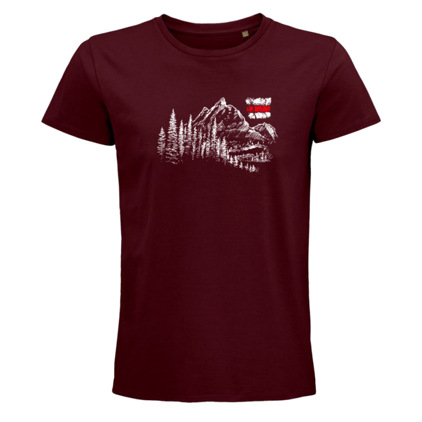 Pánske BIO tričko Hory a turistická značka