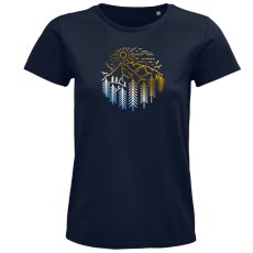 Dámske tričko Skica hôr a lesov