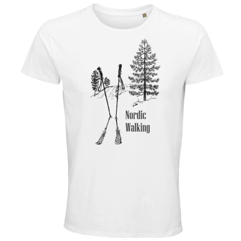 Pánske BIO tričko Nordic walking