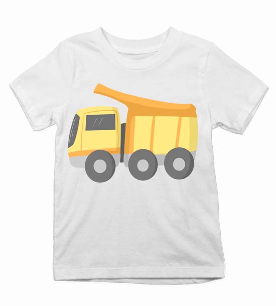 Detské tričko žltý nákladiak