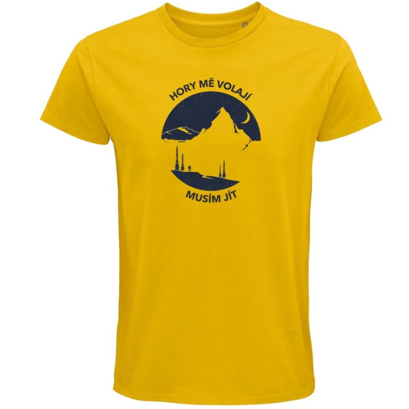 Pánské tričko Hory mě volají Kruh