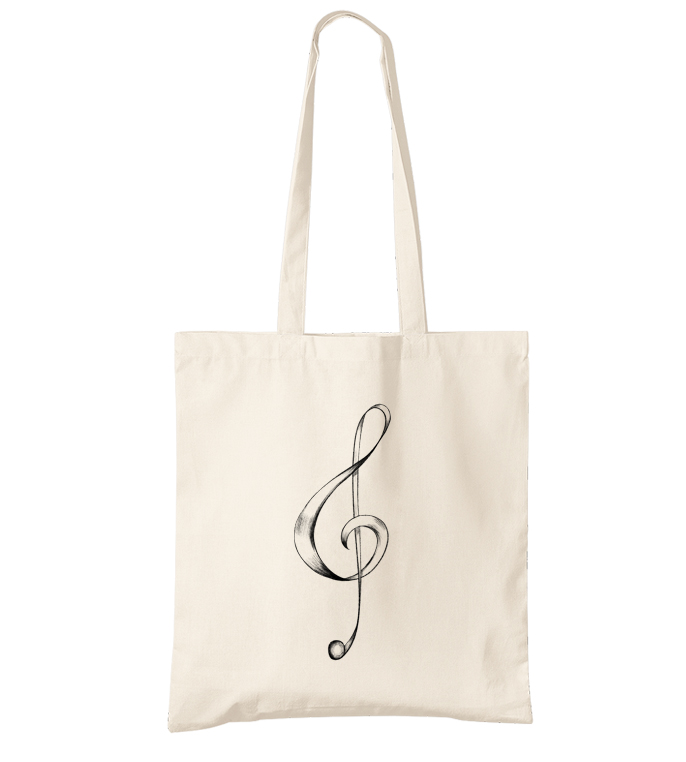 Bavlněná taška Houslový klíč