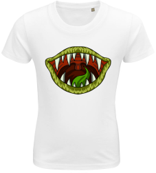 Detské tričko strašidelné ústa