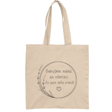 BIO bavlnená taška Ďakujem mami, za všetko