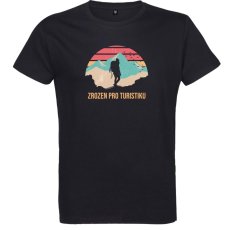 Pánské  tričko Zrozen pro turistiku