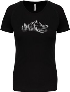 Dámske funkčné tričko Štíty hôr