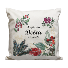 Vankúš Najlepšia dcéra čečina a kvety