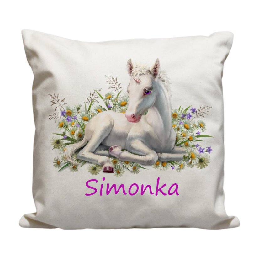 Vankúš Jednorožec s menom