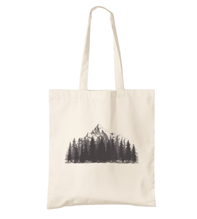 Bavlněná taška Les a štít