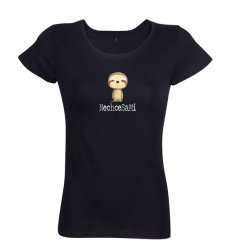 Dámske vtipné tričko nechce sa mi čierne