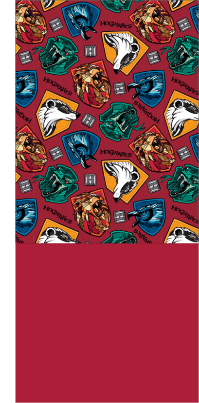 Harry Potter – detský nákrčník Hogwarts, červený