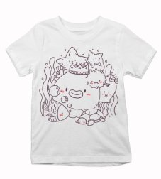 Detské tričko Maľované rybky