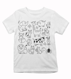 Detské tričko Maľované zvieratká