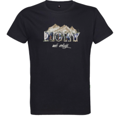 Pánske tričko Hory mě volají noc černé