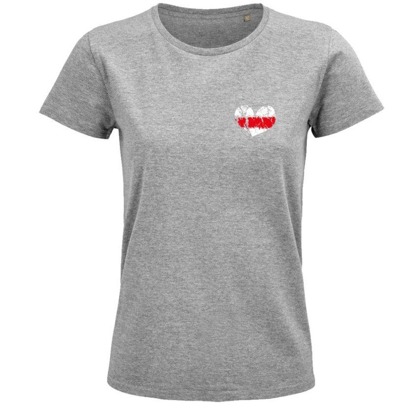 Dámske tričko Turistická značka Srdiečko